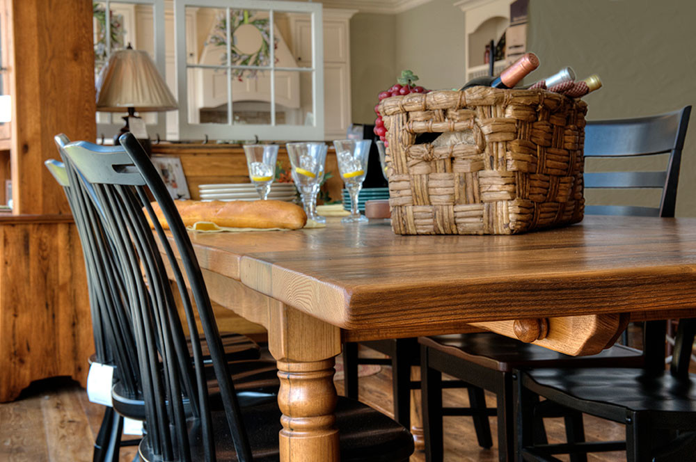 Custom reclaimed store wood tables