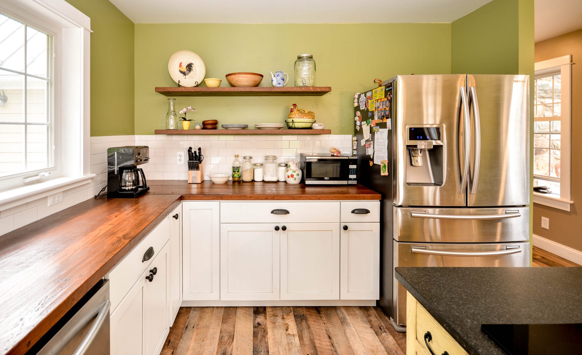 Custom Reclaimed Wood Kitchen Design