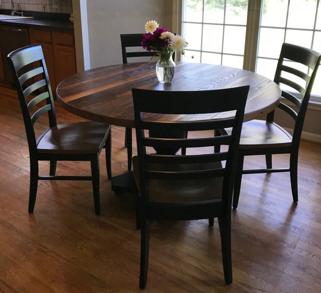 round farm table design