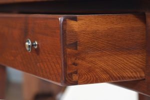 custom-made furniture with dovetails
