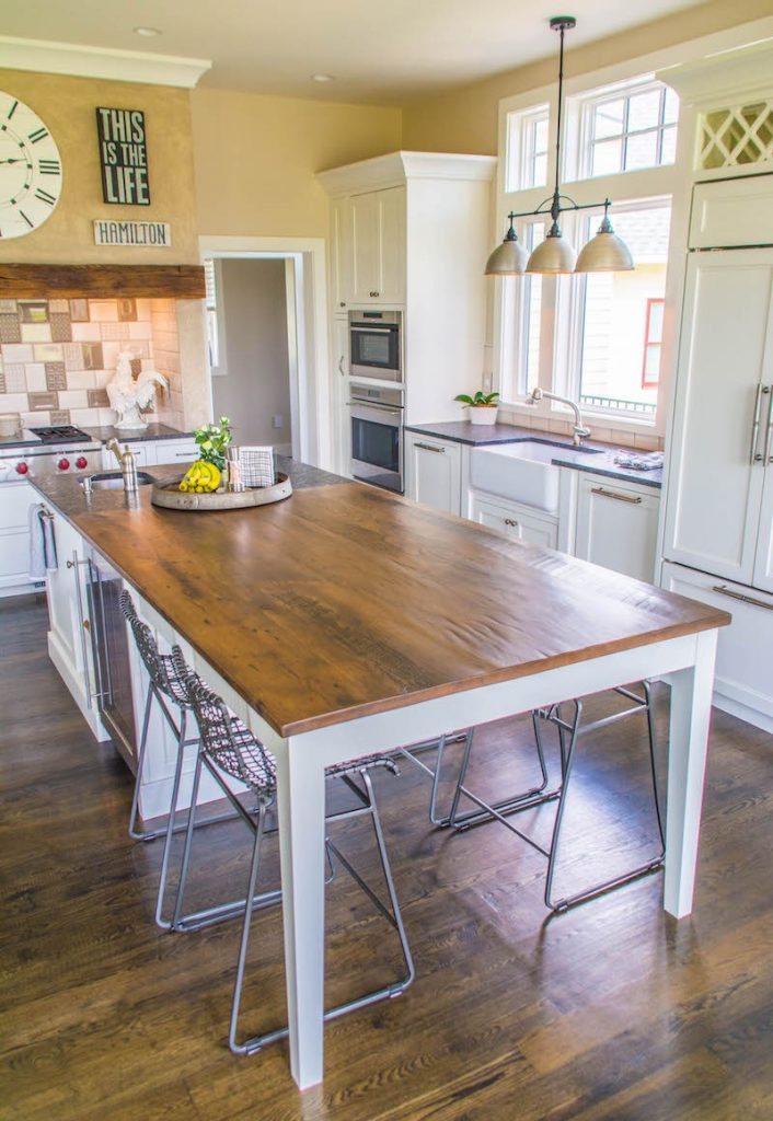 shenandoah-farm-tables-stunning-white-farmhouse-kitchen-renovation-custom-kitchen-island-with-reclaimed-wood-countertops