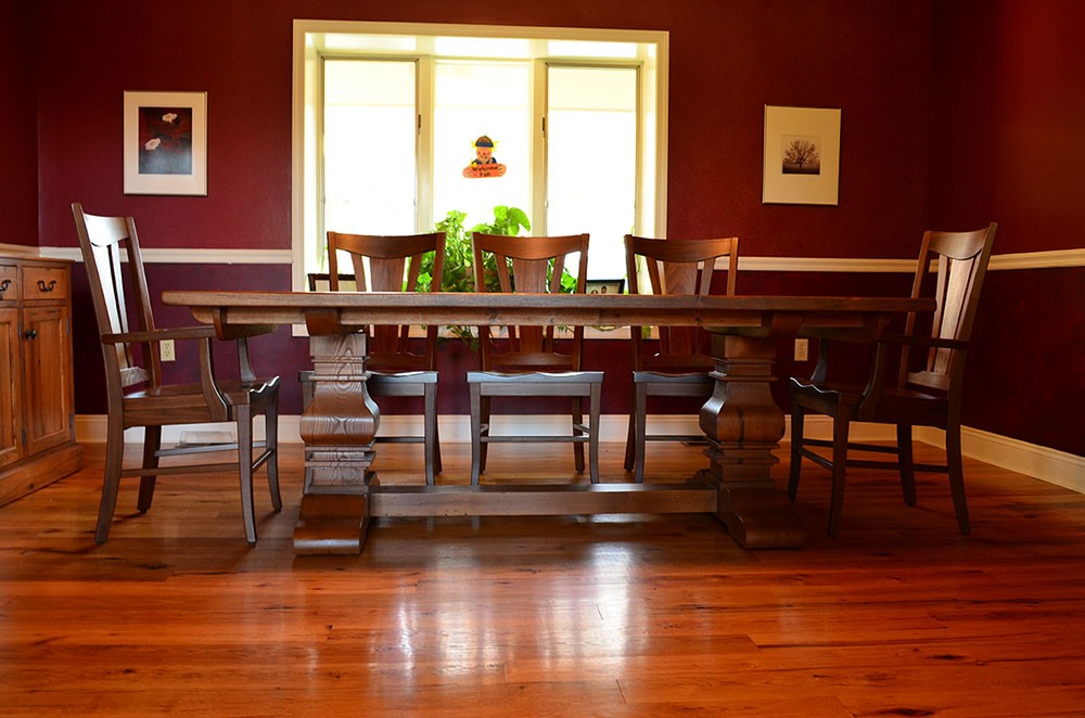 dining room farm table
