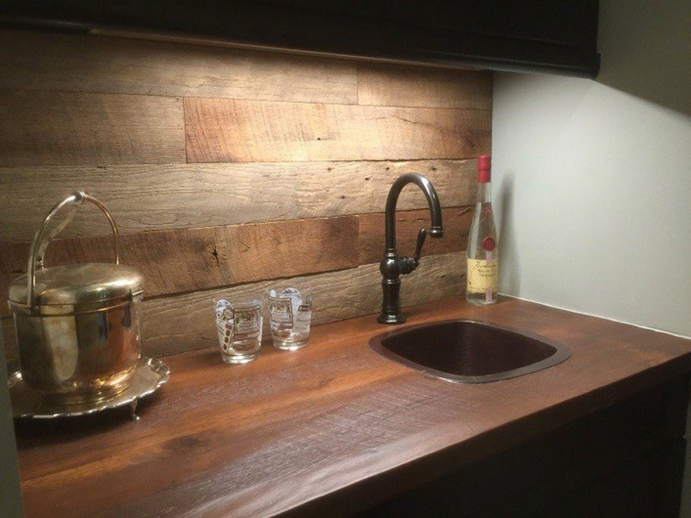 Reclaimed Maple Wood Countertop